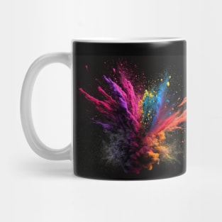 A slash of colour powder Mug